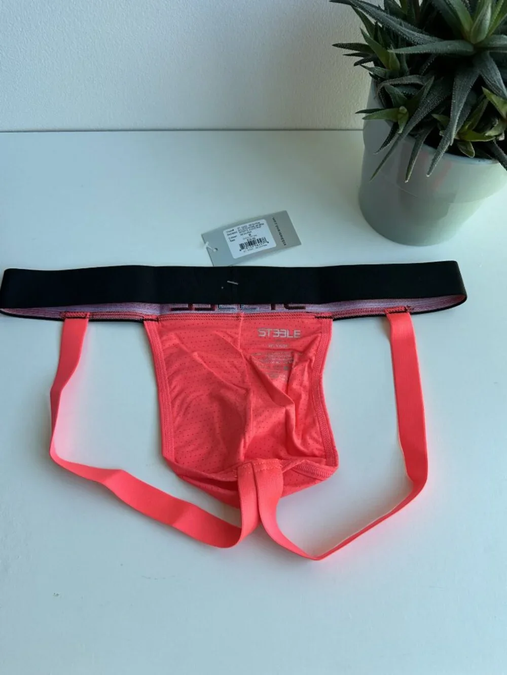ST33LE - Low Rise Jockstrap - Neon pink (M)